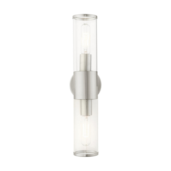 Livex Lighting 17282-91 Two Light Vanity, Brushed Nickel
