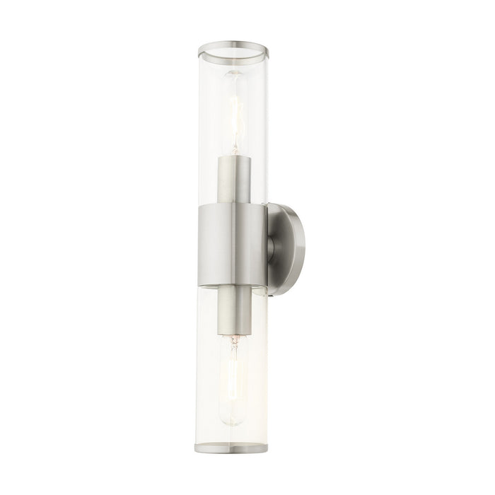 Livex Lighting 17282-91 Two Light Vanity, Brushed Nickel