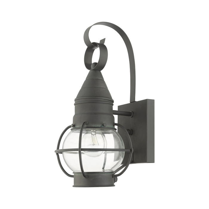 Livex Lighting 26900-61 One Light Outdoor Wall Lantern, Charcoal