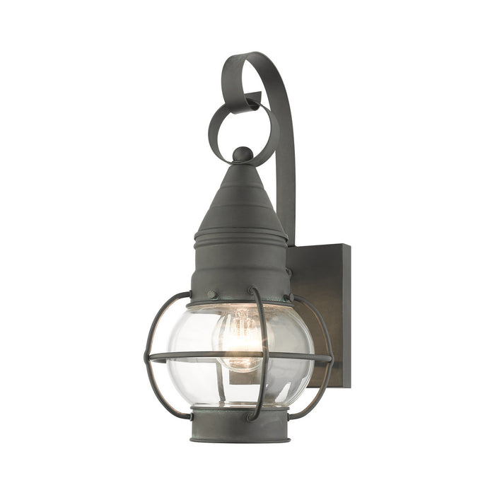 Livex Lighting 26900-61 One Light Outdoor Wall Lantern, Charcoal