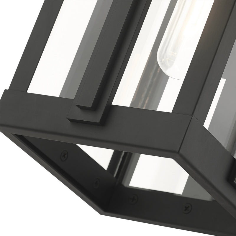 Livex Lighting 27712-04 One Light Outdoor Wall Lantern, Black