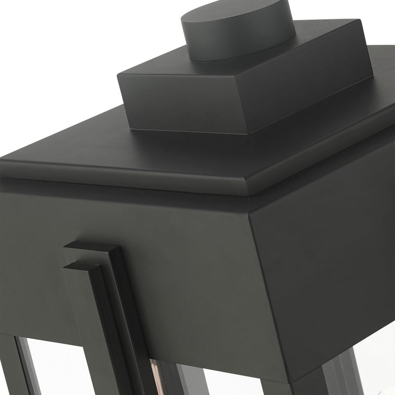 Livex Lighting 27717-04 Three Light Outdoor Post Top Lantern, Black