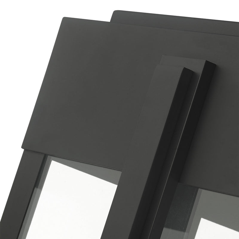 Livex Lighting 27719-04 Four Light Outdoor Post Top Lantern, Black