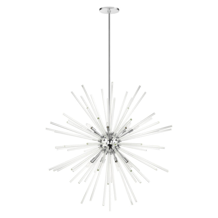 Livex Lighting 41260-05 16 Light Foyer Pendant, Polished Chrome