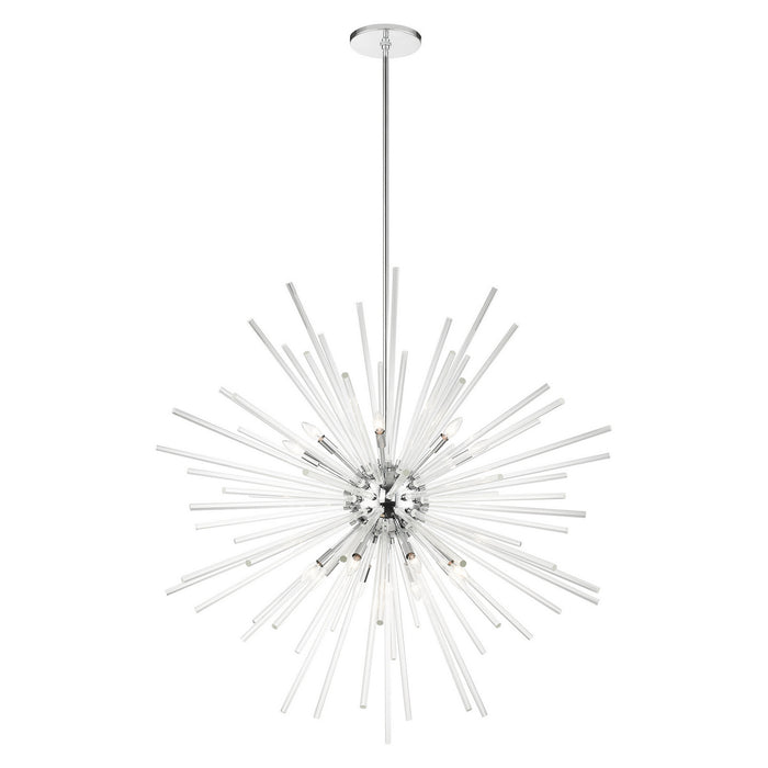 Livex Lighting 41260-05 16 Light Foyer Pendant, Polished Chrome