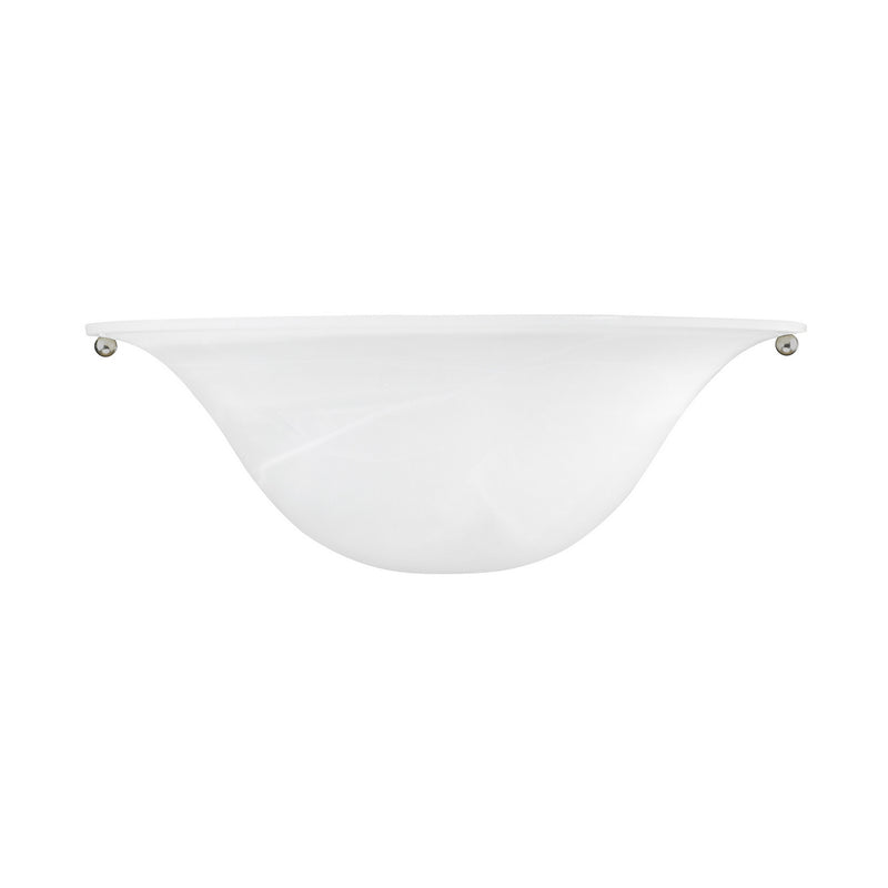 Livex Lighting 42700-81 One Light Wall Sconce, Painted Satin Nickel