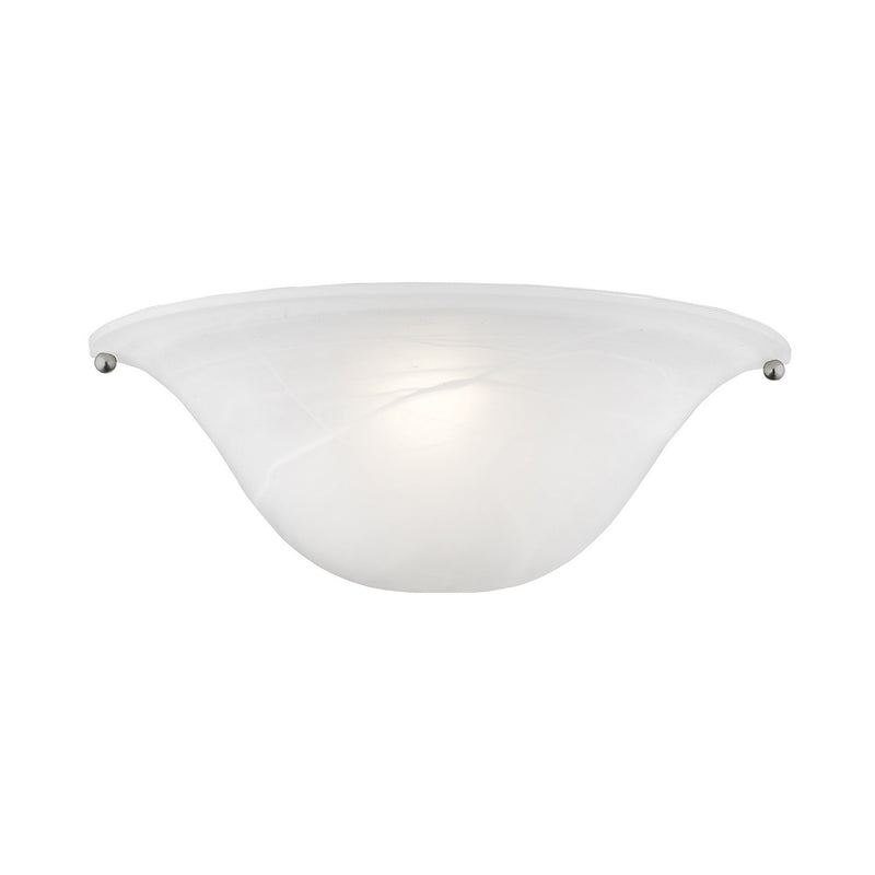 Livex Lighting 42700-81 One Light Wall Sconce, Painted Satin Nickel