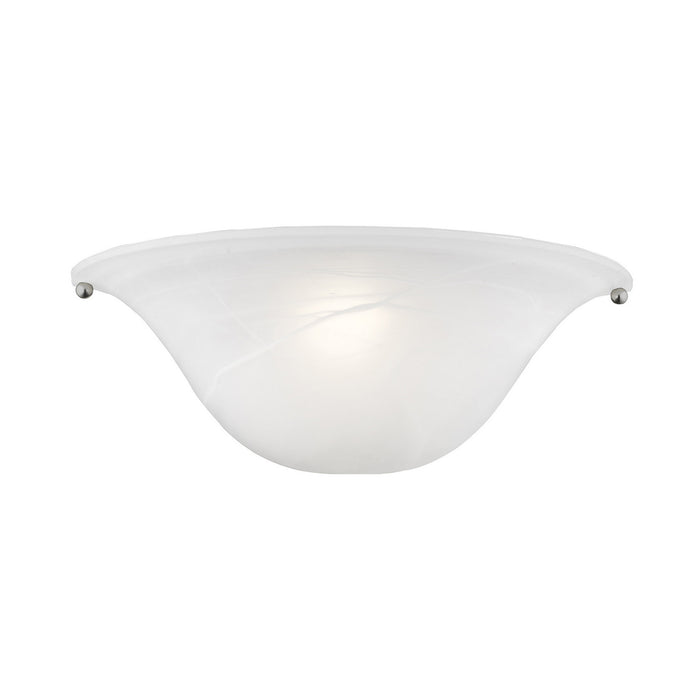 Livex Lighting 42700-81 One Light Wall Sconce, Painted Satin Nickel