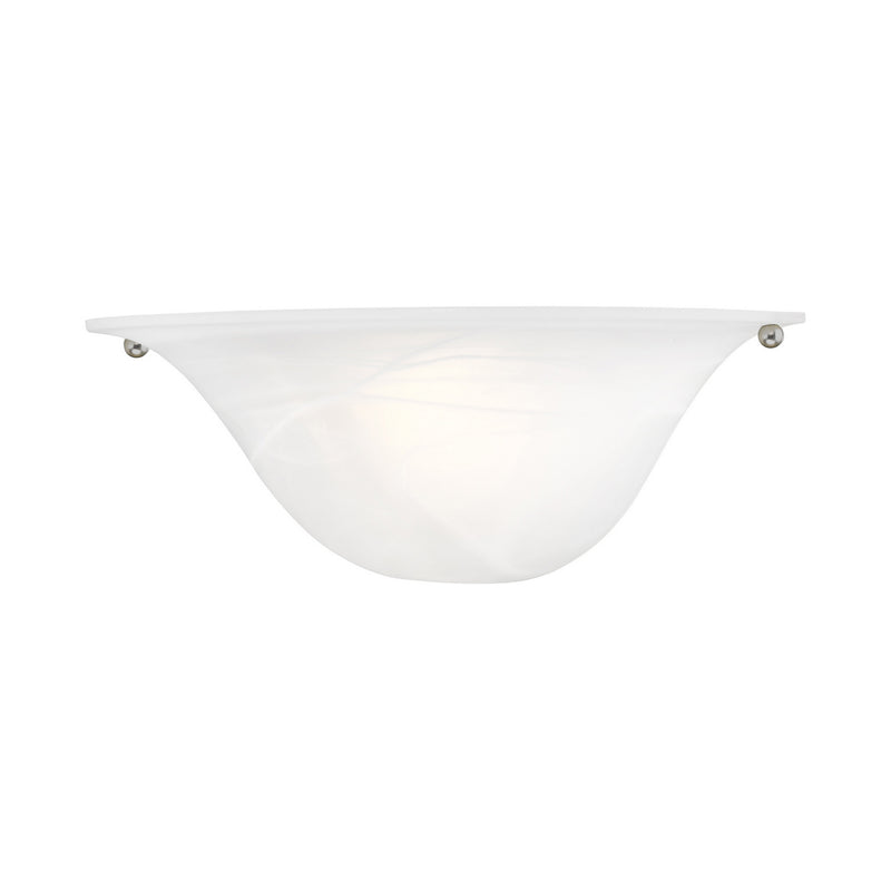 Livex Lighting 42700-81 One Light Wall Sconce, Painted Satin Nickel
