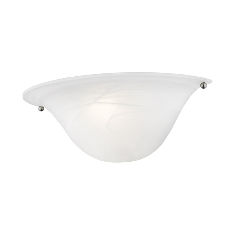 Livex Lighting 42700-81 One Light Wall Sconce, Painted Satin Nickel