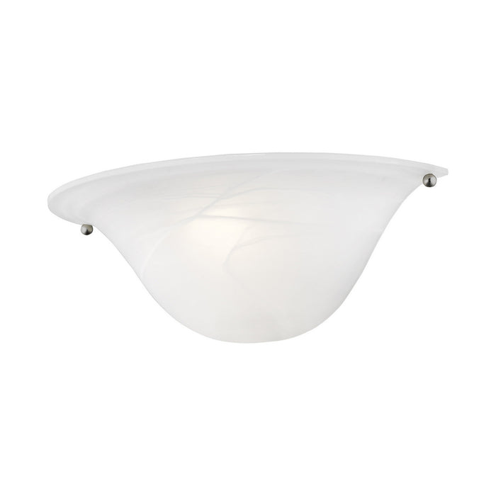 Livex Lighting 42700-81 One Light Wall Sconce, Painted Satin Nickel