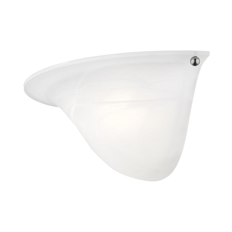 Livex Lighting 42700-81 One Light Wall Sconce, Painted Satin Nickel