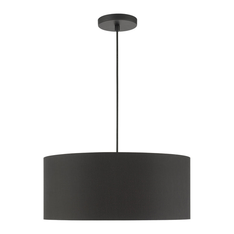 Livex Lighting 45610-04 Three Light Pendant, Black