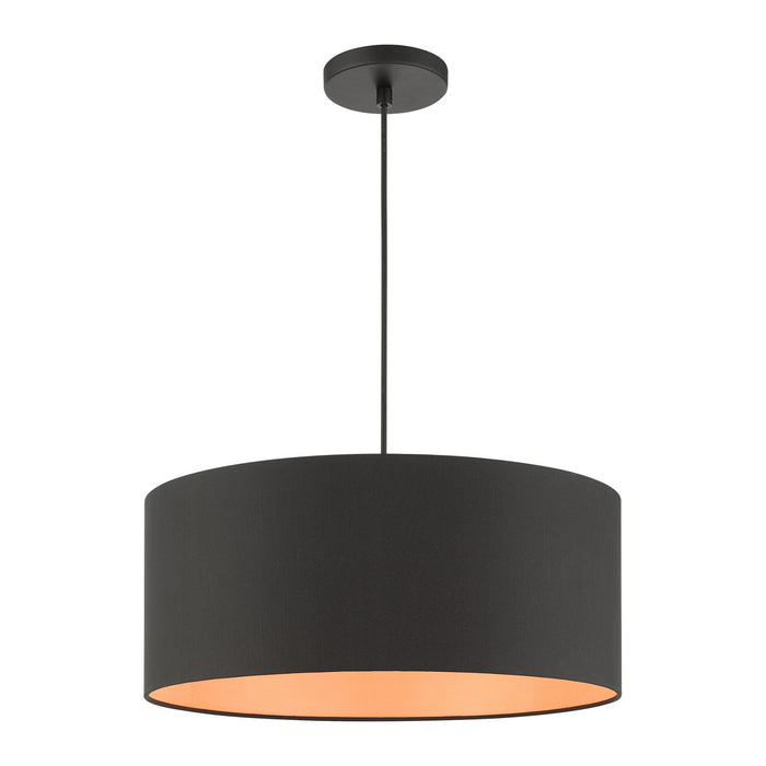 Livex Lighting 45610-04 Three Light Pendant, Black