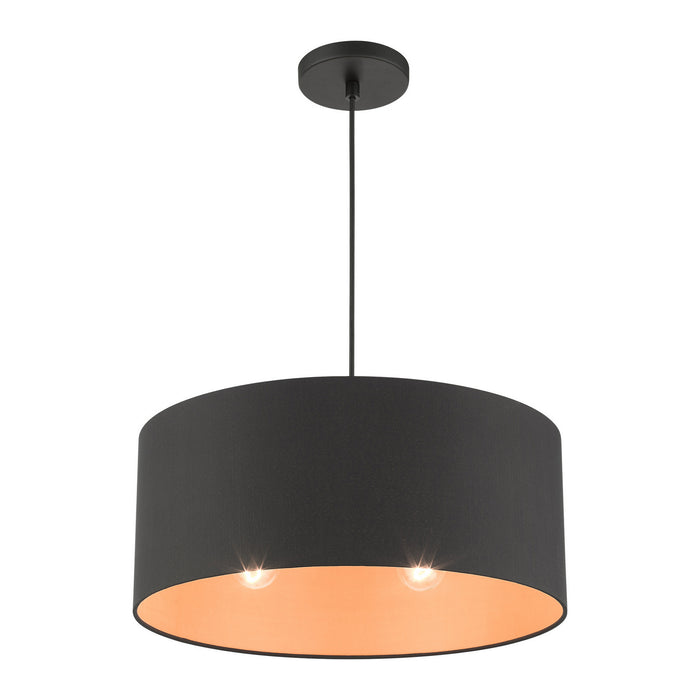 Livex Lighting 45610-04 Three Light Pendant, Black