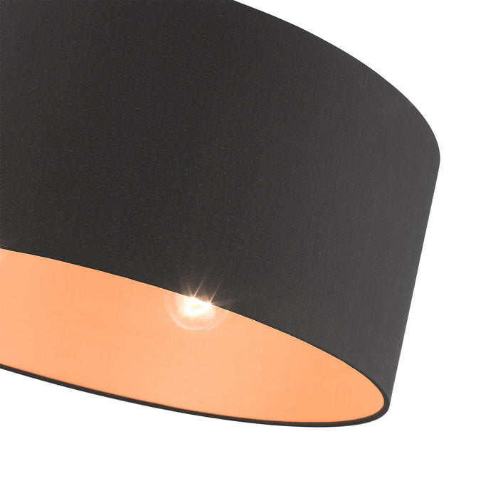 Livex Lighting 45610-04 Three Light Pendant, Black