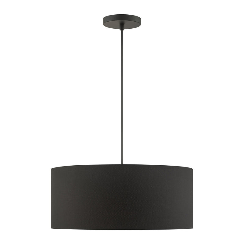 Livex Lighting 45660-04 Three Light Pendant, Black