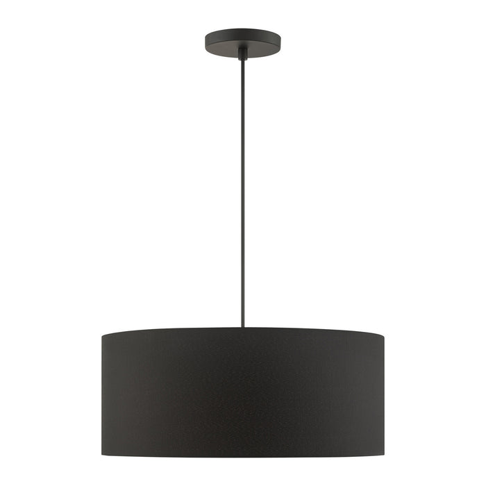 Livex Lighting 45660-04 Three Light Pendant, Black
