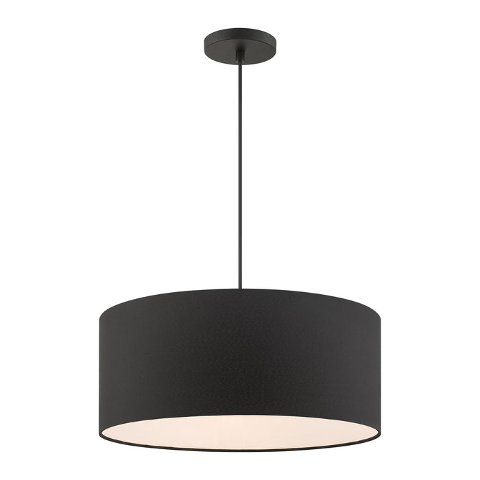 Livex Lighting 45660-04 Three Light Pendant, Black