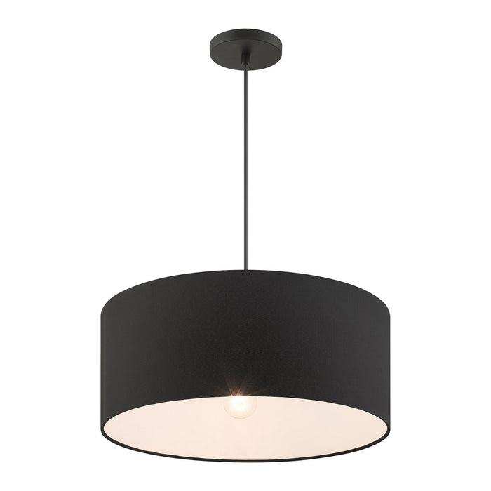Livex Lighting 45660-04 Three Light Pendant, Black