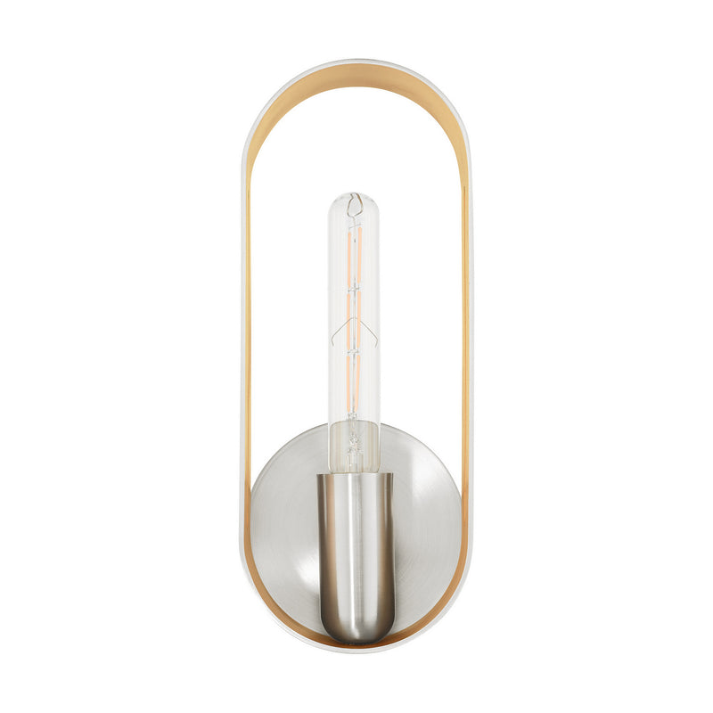 Livex Lighting 45762-91 One Light Wall Sconce, Brushed Nickel