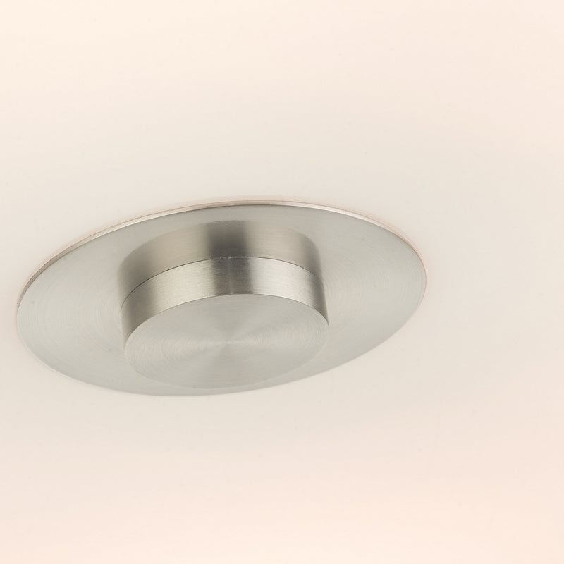 Livex Lighting 45848-91 Six Light Semi Flush Mount, Brushed Nickel