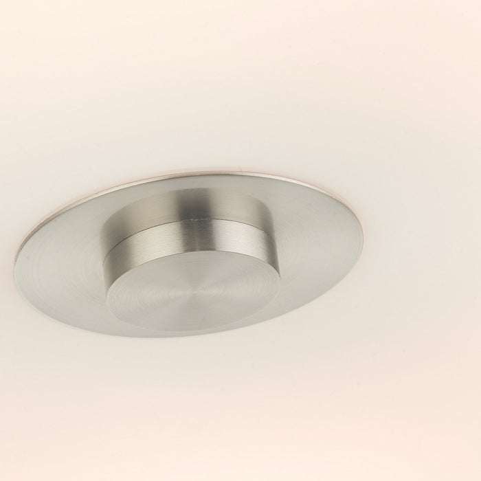 Livex Lighting 45848-91 Six Light Semi Flush Mount, Brushed Nickel