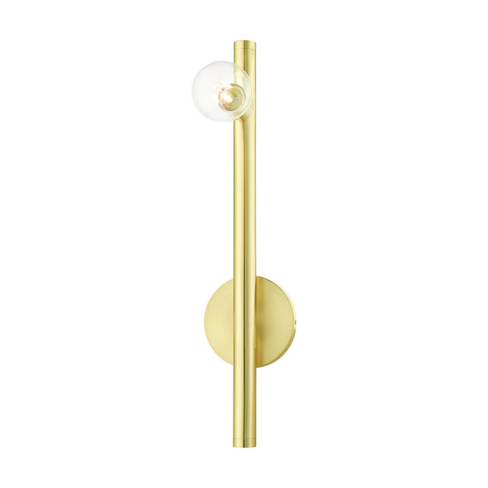 Livex Lighting 45861-12 One Light Wall Sconce, Satin Brass