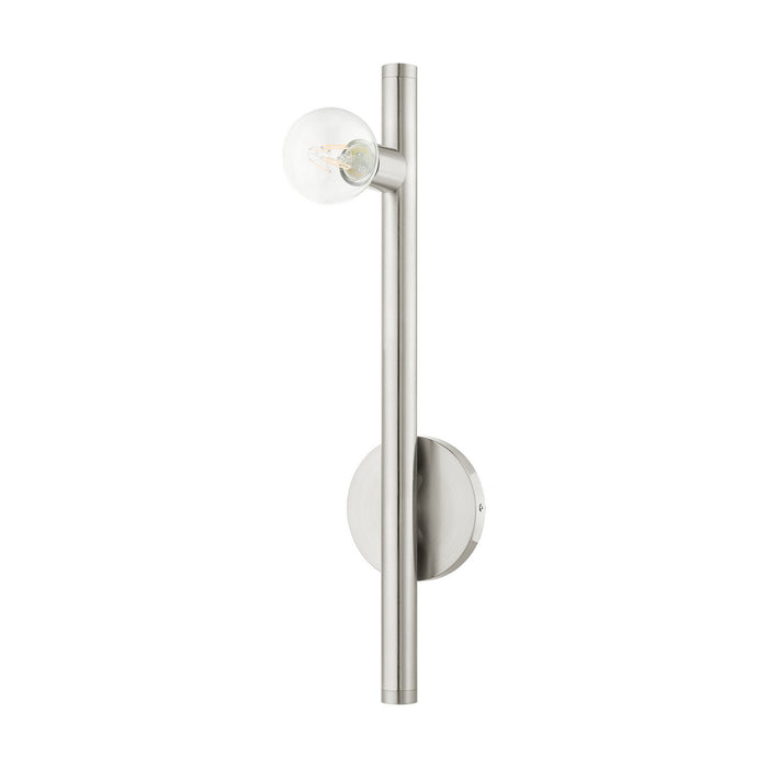 Livex Lighting 45861-91 One Light Wall Sconce, Brushed Nickel