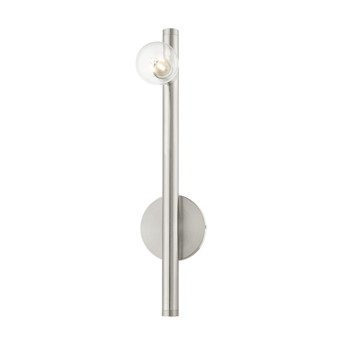 Livex Lighting 45861-91 One Light Wall Sconce, Brushed Nickel