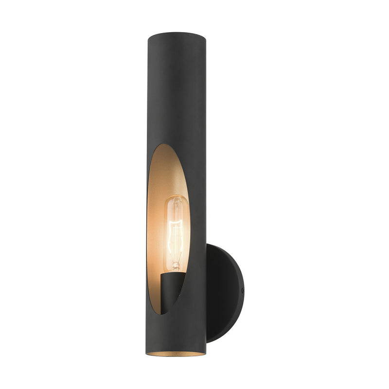 Livex Lighting 45891-04 One Light Wall Sconce, Black