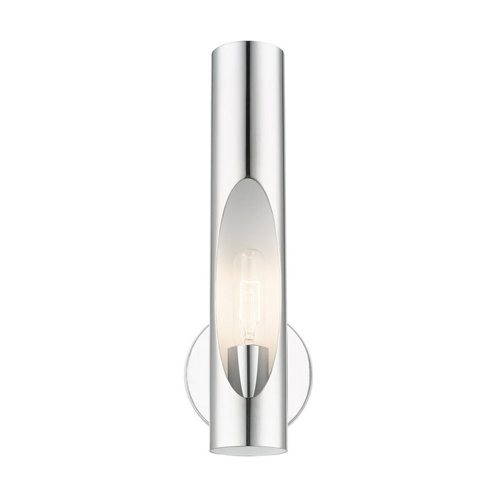 Livex Lighting 45891-05 One Light Wall Sconce, Polished Chrome