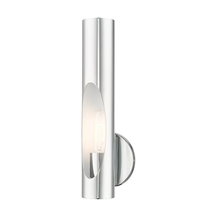 Livex Lighting 45891-05 One Light Wall Sconce, Polished Chrome