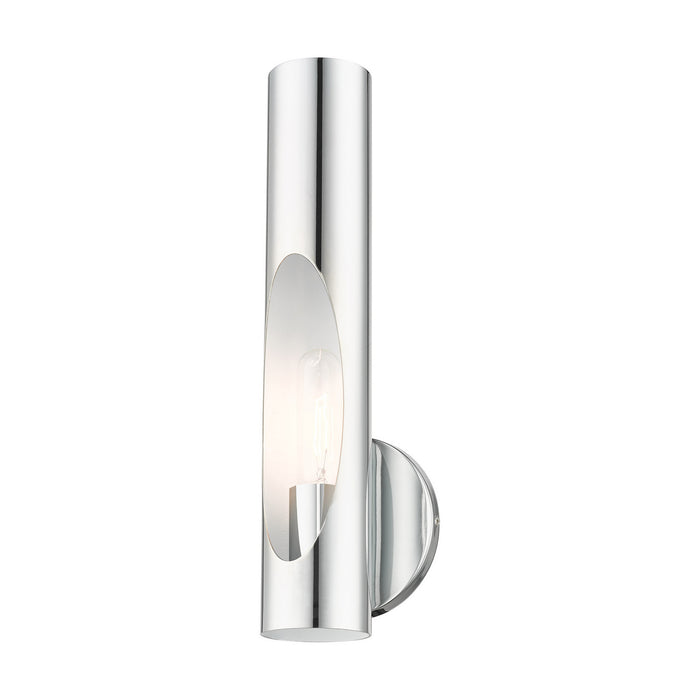 Livex Lighting 45891-05 One Light Wall Sconce, Polished Chrome