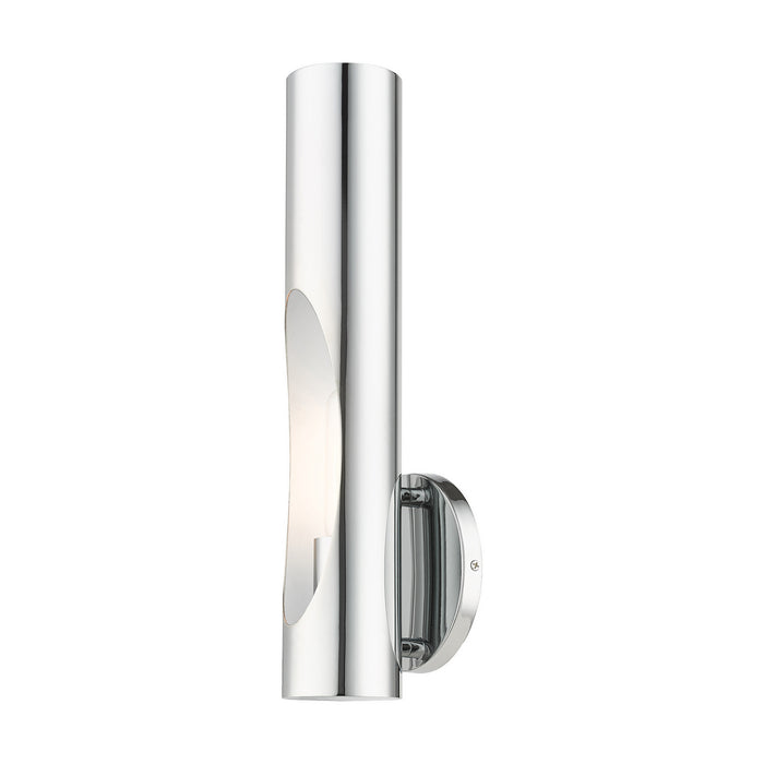Livex Lighting 45891-05 One Light Wall Sconce, Polished Chrome