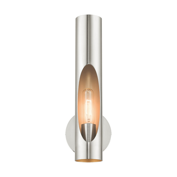 Livex Lighting 45891-91 One Light Wall Sconce, Brushed Nickel