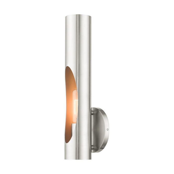Livex Lighting 45891-91 One Light Wall Sconce, Brushed Nickel