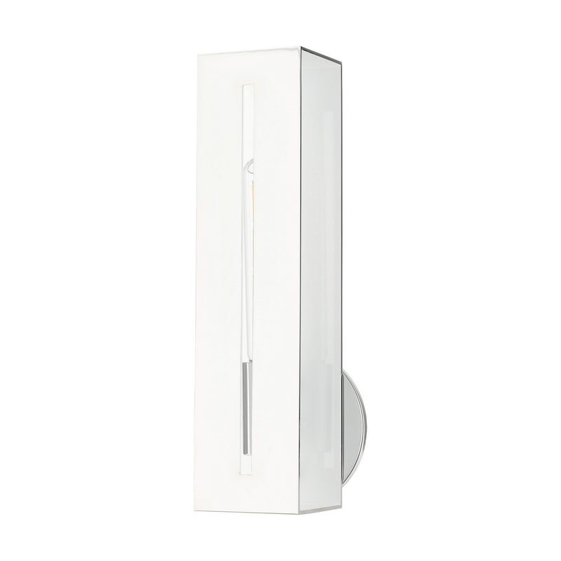 Livex Lighting 45953-05 One Light Wall Sconce, Polished Chrome