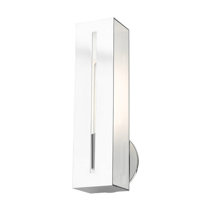 Livex Lighting 45953-05 One Light Wall Sconce, Polished Chrome