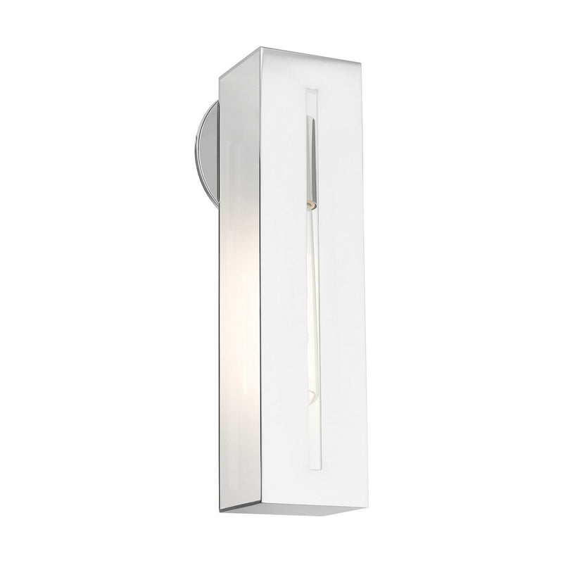 Livex Lighting 45953-05 One Light Wall Sconce, Polished Chrome