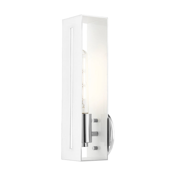 Livex Lighting 45953-05 One Light Wall Sconce, Polished Chrome