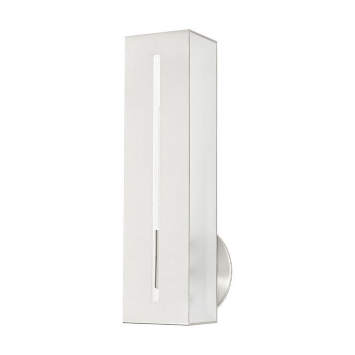 Livex Lighting 45953-91 One Light Wall Sconce, Brushed Nickel