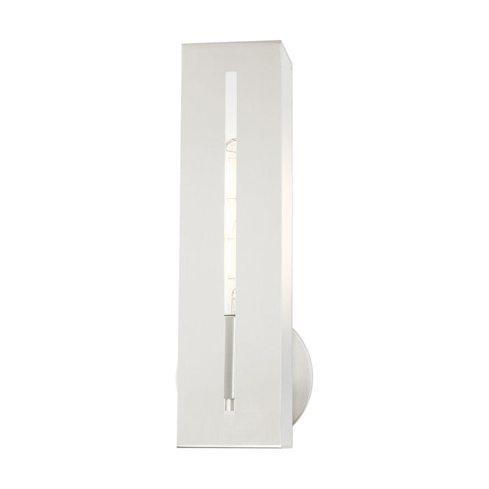 Livex Lighting 45953-91 One Light Wall Sconce, Brushed Nickel