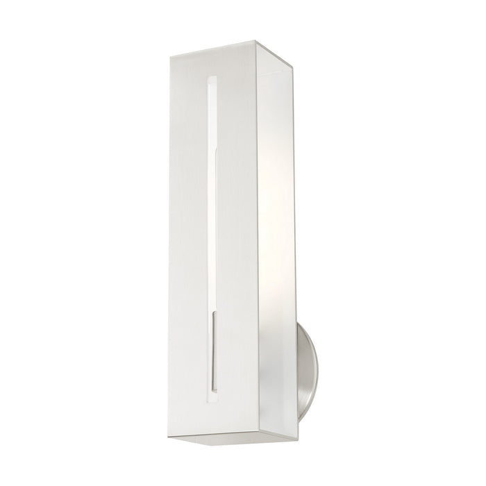 Livex Lighting 45953-91 One Light Wall Sconce, Brushed Nickel