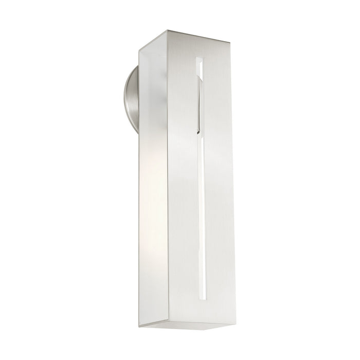 Livex Lighting 45953-91 One Light Wall Sconce, Brushed Nickel