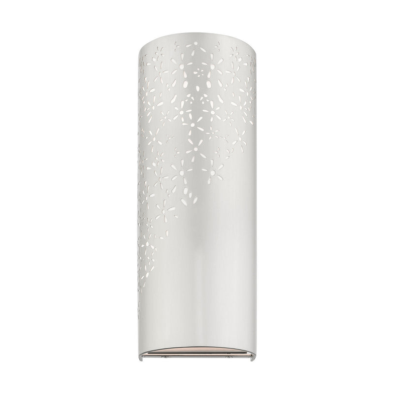 Livex Lighting 46251-91 Two Light Wall Sconce, Brushed Nickel