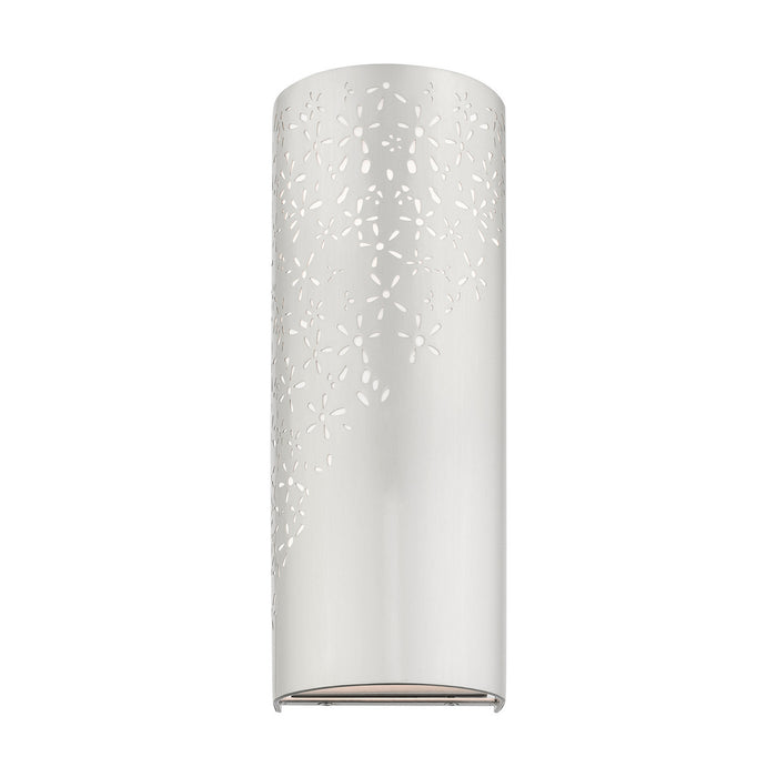Livex Lighting 46251-91 Two Light Wall Sconce, Brushed Nickel