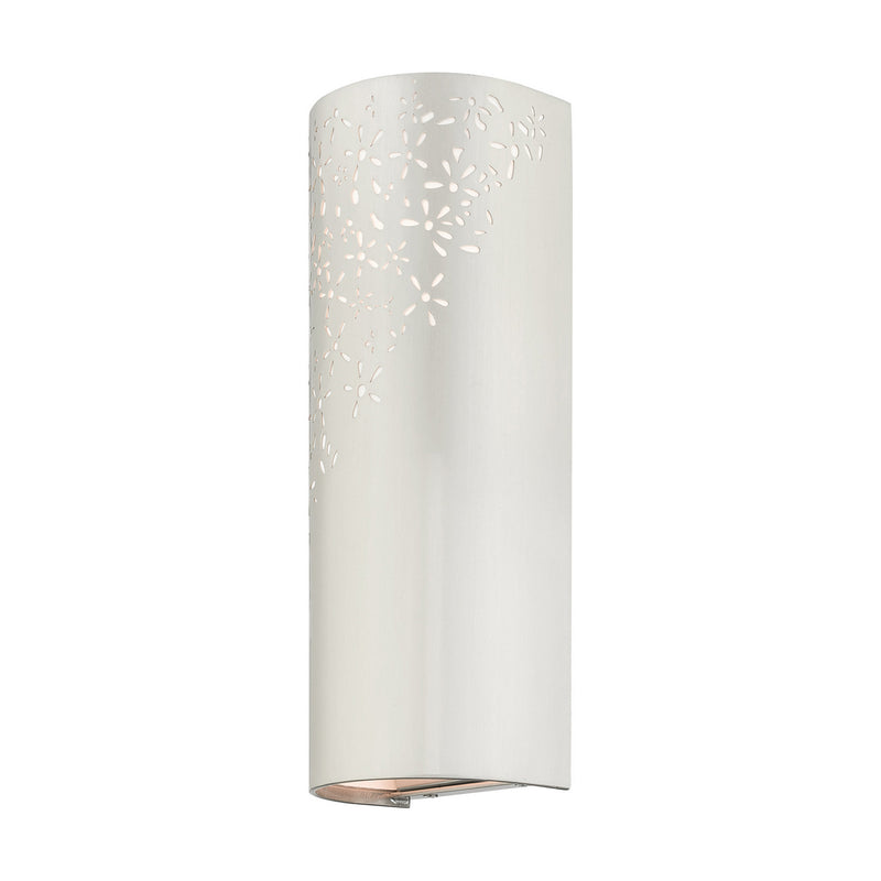 Livex Lighting 46251-91 Two Light Wall Sconce, Brushed Nickel