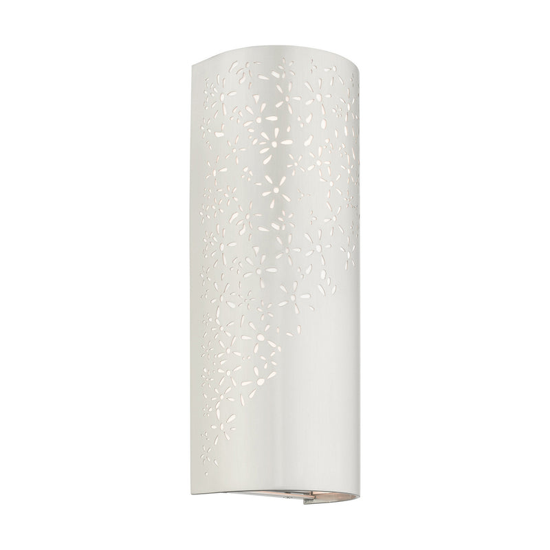 Livex Lighting 46251-91 Two Light Wall Sconce, Brushed Nickel