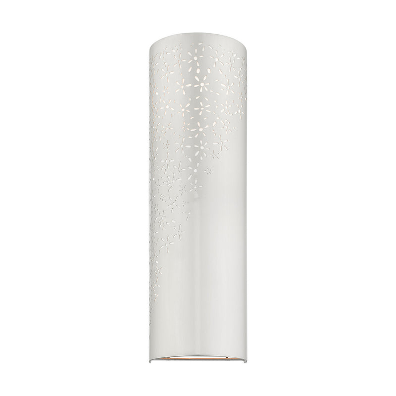Livex Lighting 46252-91 Two Light Wall Sconce, Brushed Nickel